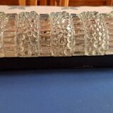 Old bubbled glass wall light from the 60s.