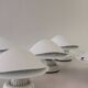 Giovi wall light by Achille Castiglioni for Flos 1982 Lacquered White Metal Design