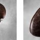 Brown leather Swan chair by Arne Jacobsen, mid-century Danish modernity.