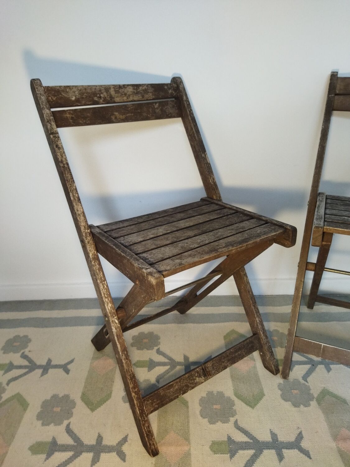 Vintage folding chairs