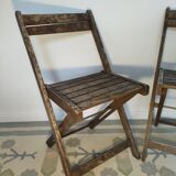 Vintage folding chairs