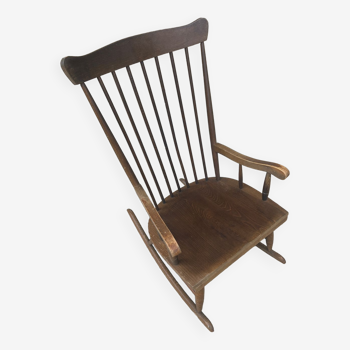 Rocking-chair en bois