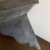 Hudson Farmhouse Folk Art Country Shelf Original Gray Patina