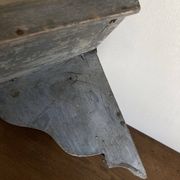 Hudson Farmhouse Folk Art Country Shelf Original Gray Patina