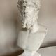 Greco-Roman bust in full plaster of Emperor Lucius Verus Borghese collection