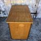 Office style stella metal & wood 3 drawers 70s vintage #a144