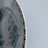 Set of 10 hollow plates Terre de Fer XIXth, model Madrid
