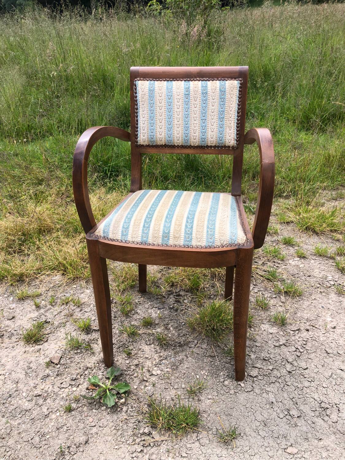 Vintage bridge armchair