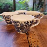 Set of 4 English cups