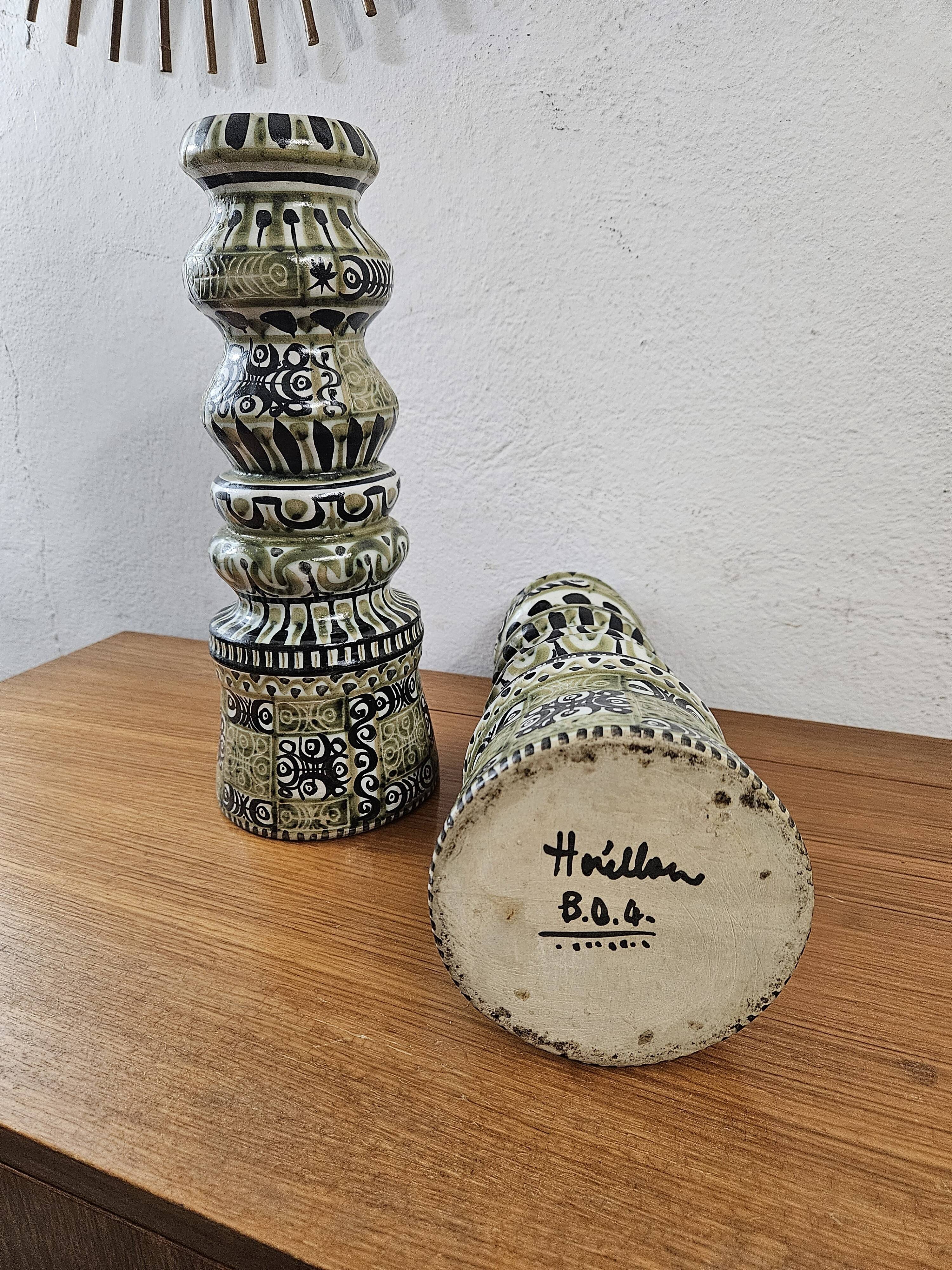 André Horellou Candlesticks - Ceramic