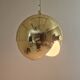 Adjustable Brass "Dome" Pendant Light by Vereinigte Werkstätten München 60s