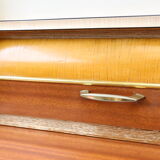 Buffet vintage, bois et formica, 1950