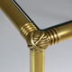 French Table of Appoint Vintage in Brass, 70s
