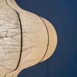 Modern mid-century Cocoon pendant lamp by Friedel Wauer for Goldkant Leuchten, Germany, 1960s.