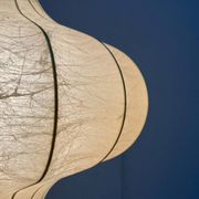 Modern mid-century Cocoon pendant lamp by Friedel Wauer for Goldkant Leuchten, Germany, 1960s.