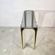 1950s glass and gold console table – Mid-century modern style