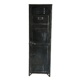 Riveted cloakroom converted into storage cabinet - early twentieth century