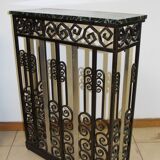 Wrought iron console from art deco period