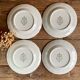 4 dessert plates N Fontabesso Italy
