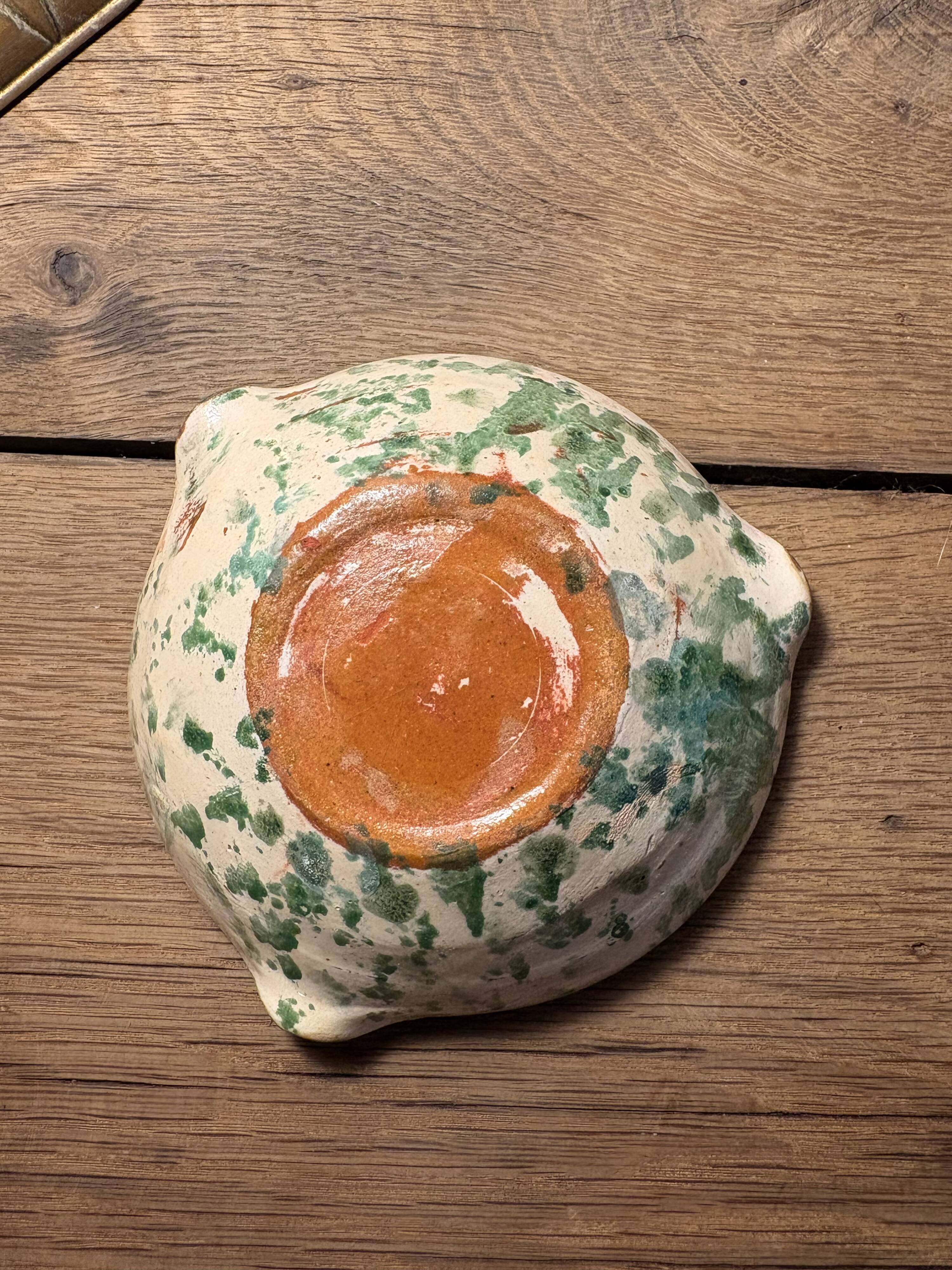 Ceramic bowl signed Diaz Costa – fish design – Spain