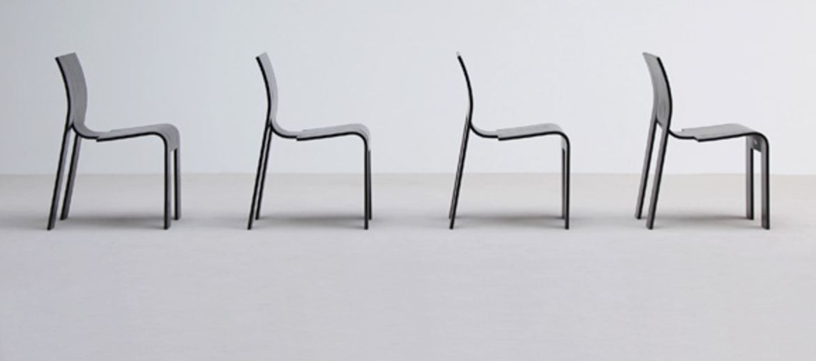 Set of 4 chairs by Gijs Bakker 1970