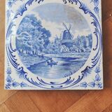 Flattened tile St Amand Nord Hamage