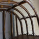 Vintage rattan library