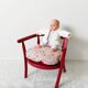 Baumann wooden children's armchair, Liberty cushion, 1950s