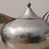 Art Deco tea service in pewter