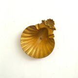 Brass scallop ashtray