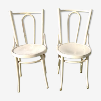 Paire de chaises de bistrot