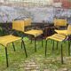 Set of 4 chairs scoubidou