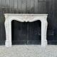 Louis XV style fireplace in Carrara marble circa 1880