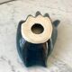 Empty pocket ceramic ring fat lava signed vallauris 70s