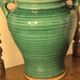 Vintage green vase