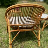 Restored garden furniture