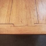 Light oak farm table