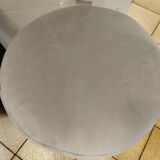 Space Age stool reupholstered, 70s-80s.