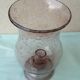 Bubble glass candlestick