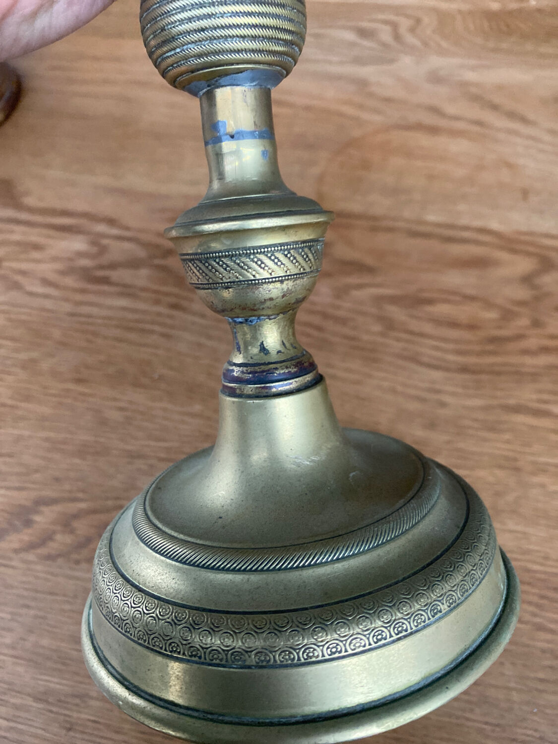 Brass candle holder