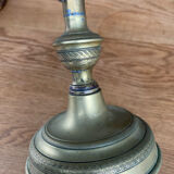 Bougeoir en laiton ancien