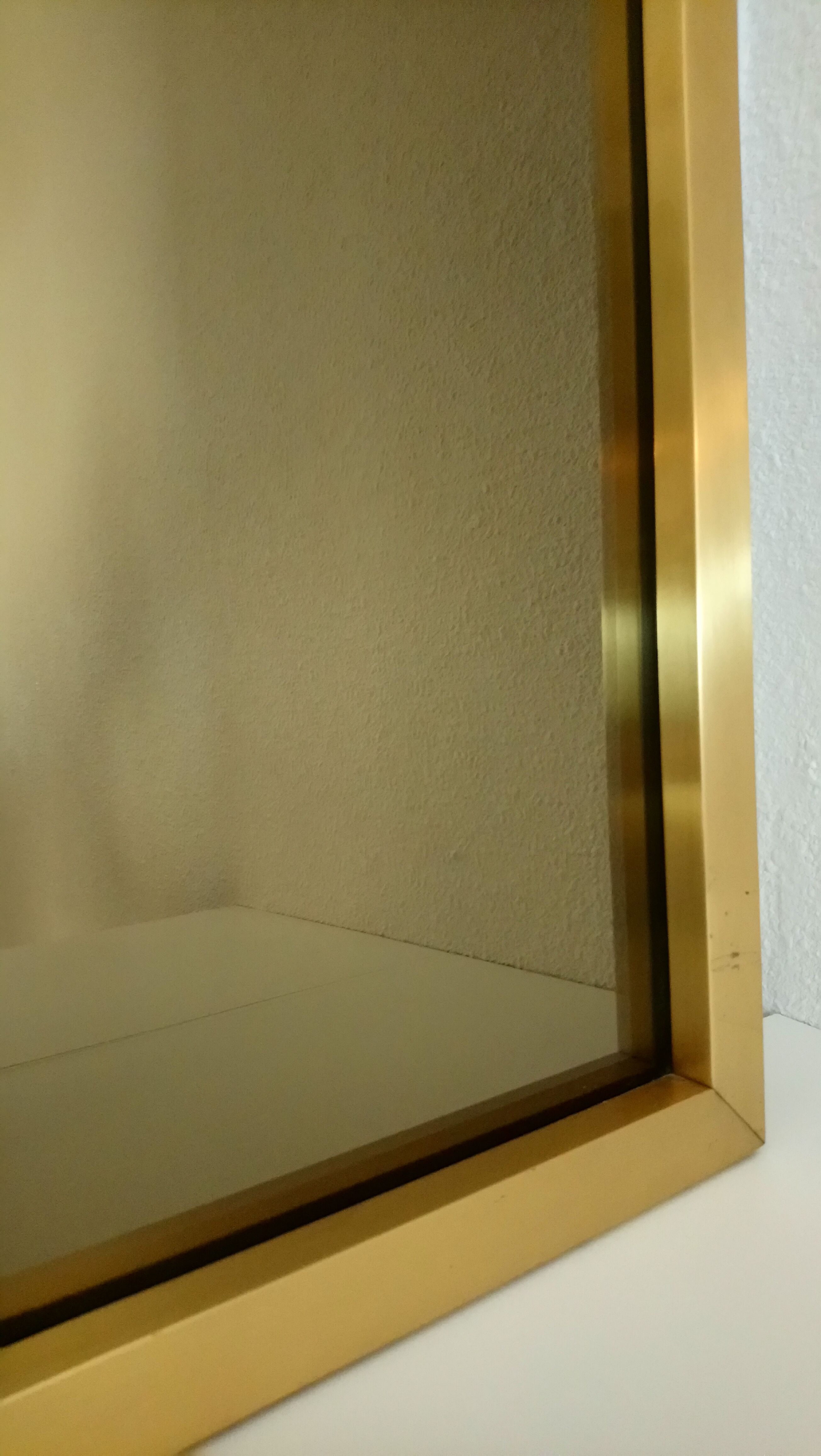 Miroir rectangulaire italien années 70 - 70x90cm
