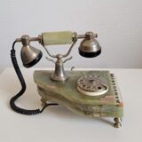 Old marble telephone