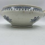 Vegetable dish, salad bowl, soup tureen, ceramic from Saint Amand.