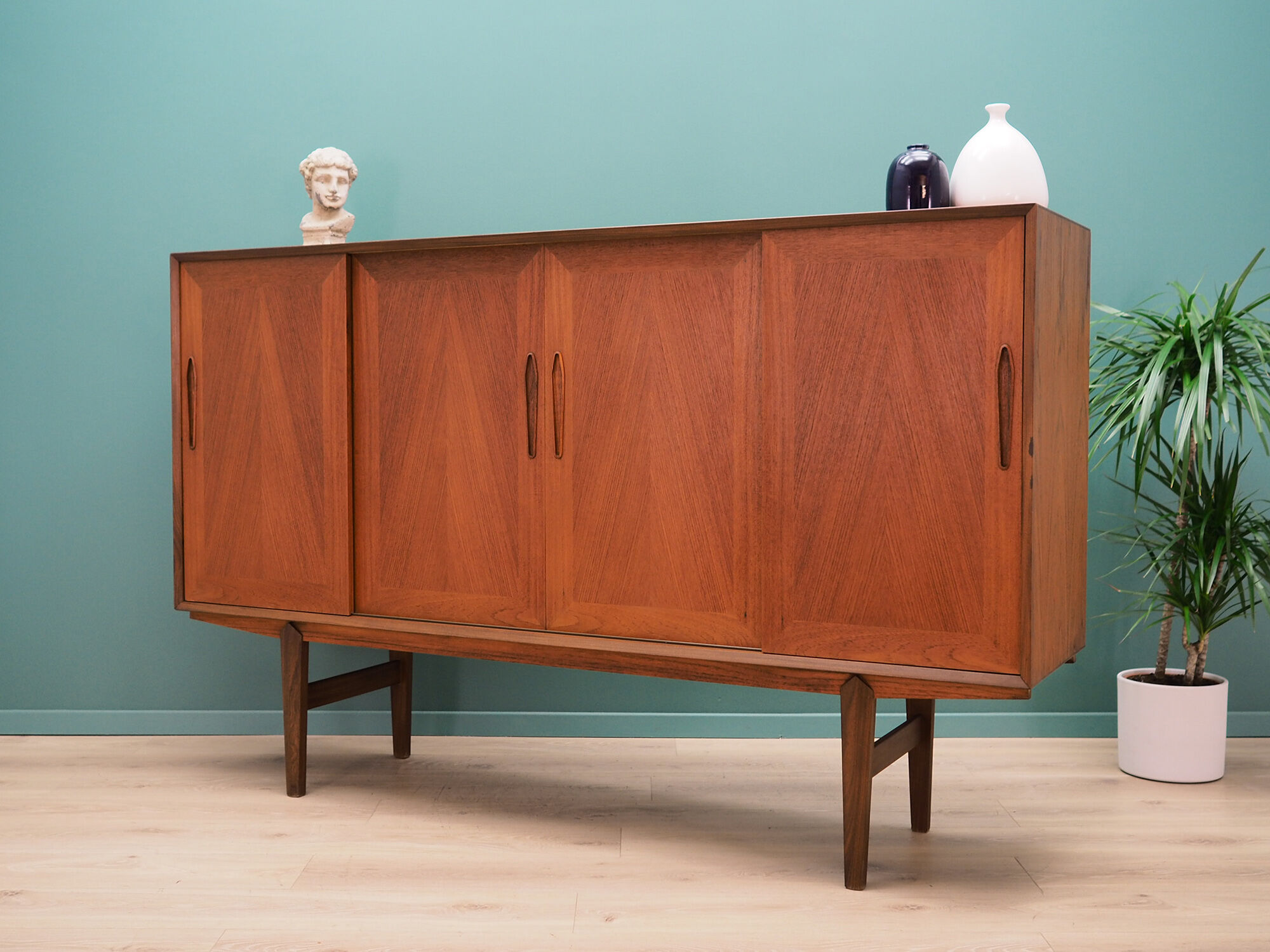 Highboard teak, Danish design, 70's