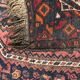 Old Iranian hand made Shiraz wool rug  220 x 312 cm
