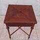 Game table in mahogany late 19th