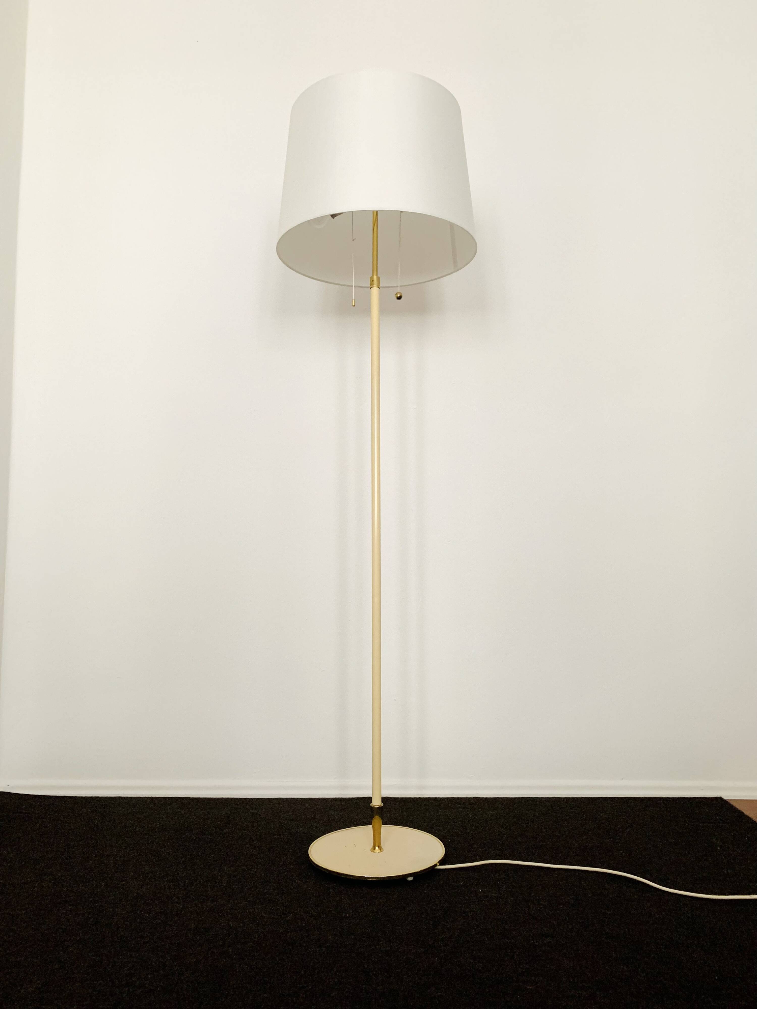 Brass Floor Lamp by Vereinigte Werkstätten