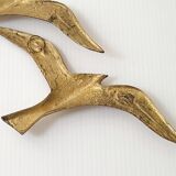 Pair of vintage wall birds 1970