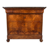 Antique walnut chest of drawers